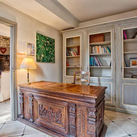 Appartement La Haute Barre - Maison Xviiie Jardin - Cheminee *